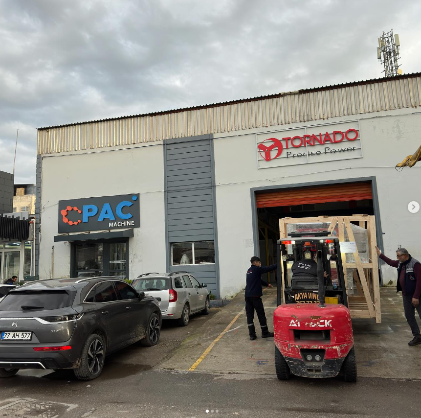 TORNADO WRM 26 CNC DIAMOND CUT MACHINE SHIPMENT TO DIYARBAKIR TURKIYE