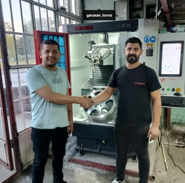 KONYA WRM 26 CNC ALLOY WHEEL DIAMOND CUT MACHINE TRAINING