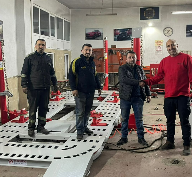 Tornado CNC COMPLETED INSTALLATION AND TRAINING OF FRAME MACHINE IN ANKARA