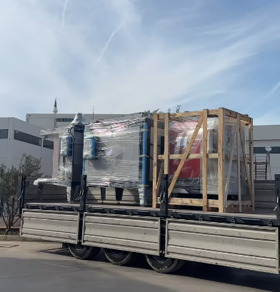 SUCCESSFUL SHIPMENT OF CNC ALLOY WHEEL LATHE AND ELECTROSTATIC POWDER COATING SET TO IZMIT / KOCAELI