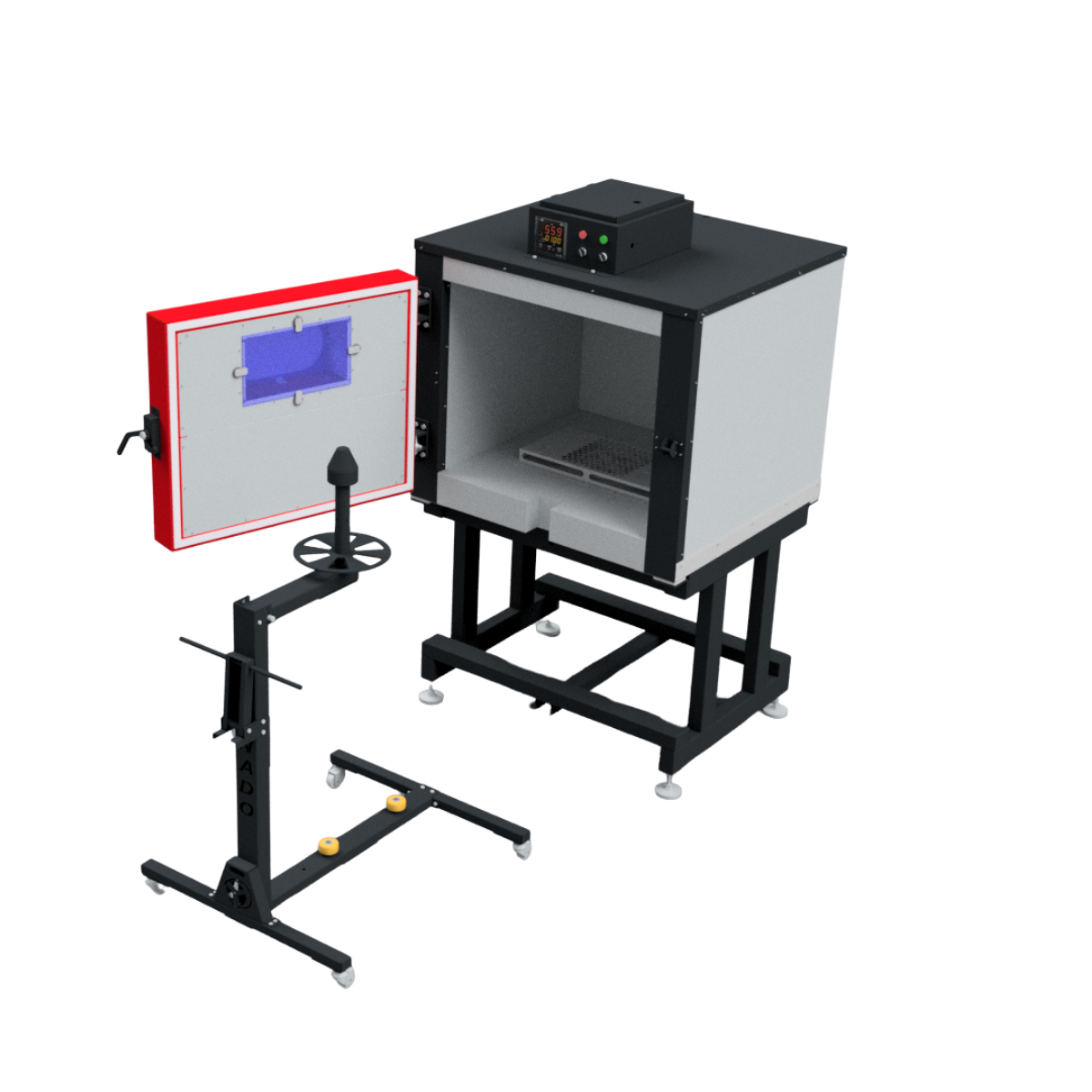 Elektrostatik Jant Boya Fırını Tek Jantlı 2 Araba Hediyeli Set