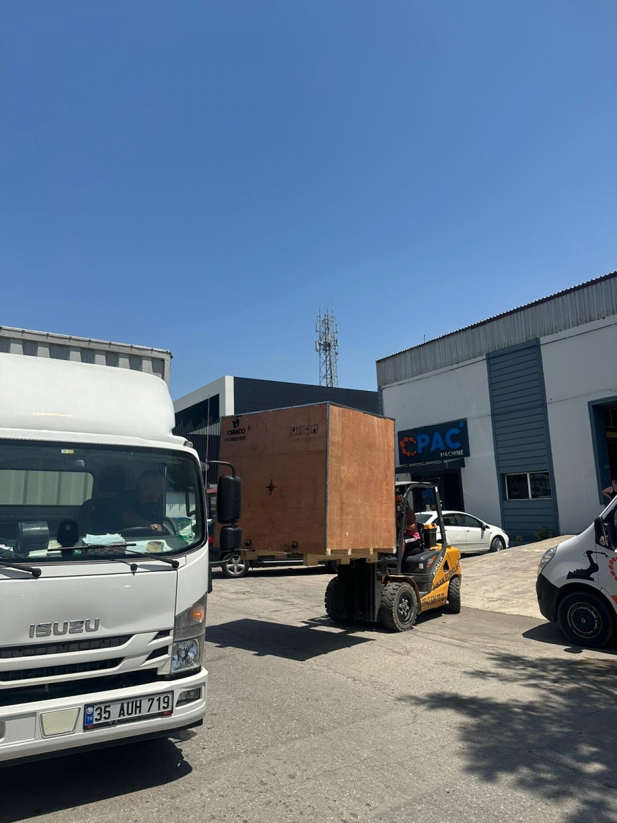 OUR WRM 26 CNC DIAMOND CUT MACHINE SHIPMENT TO ISTANBUL TURKIYE 