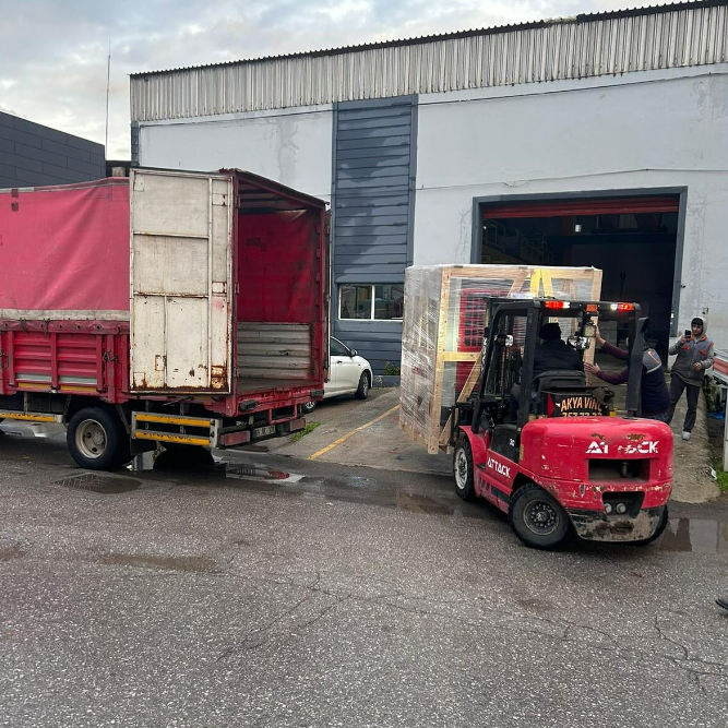 TORNADO CNC WRM 26 VERTİCAL CNC DIAMOND CUT MACHINE SHIPMENT TO ÜLEBURGAZ KIRKLARELİ TURKEY 