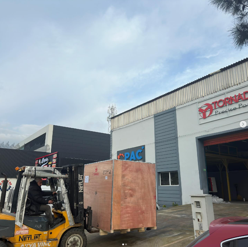 TORNADO CNC ALLOY WHEEL CNC DIAMOND CUT MACHINE SHIPMENT TO NİĞDE TURKEY 