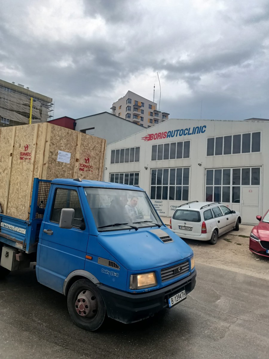 OUR SHIPMENT TO BULGARIA